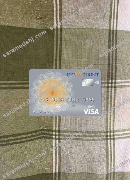 Australia Ing direct bank visa card photolook front